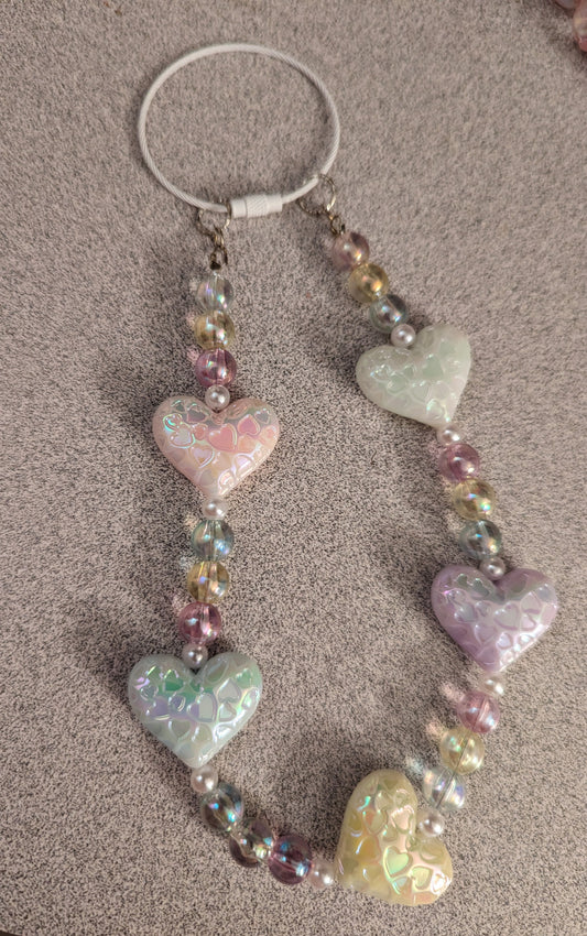 Hearts keychain