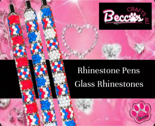Red White Blue zigzag pen